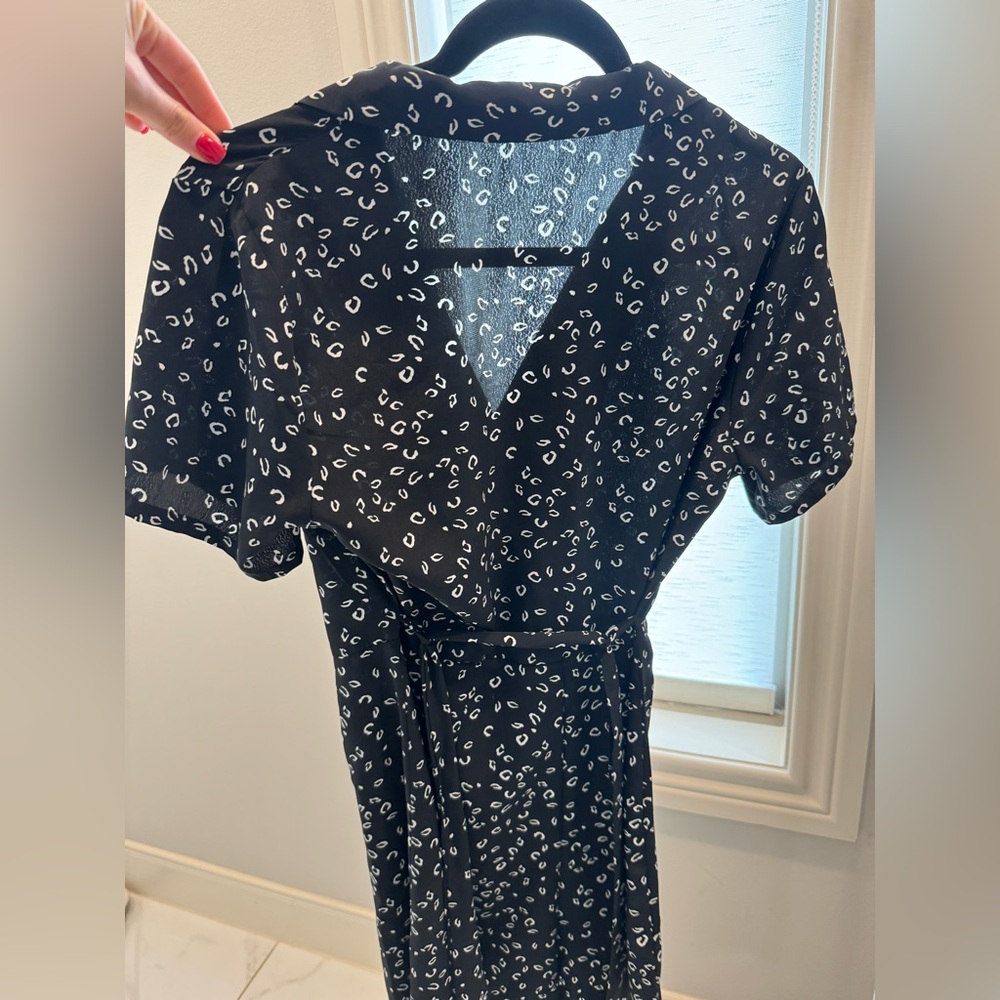Black Cheetah Print Romper